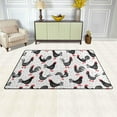 thumbnail image 1 of Coolnut 31x 20 Inch Area Rug, Carpet Roosters Doormat for Hardwood Floor Entrance Living Room Bedroom 2'7" x 1'8", 1 of 6
