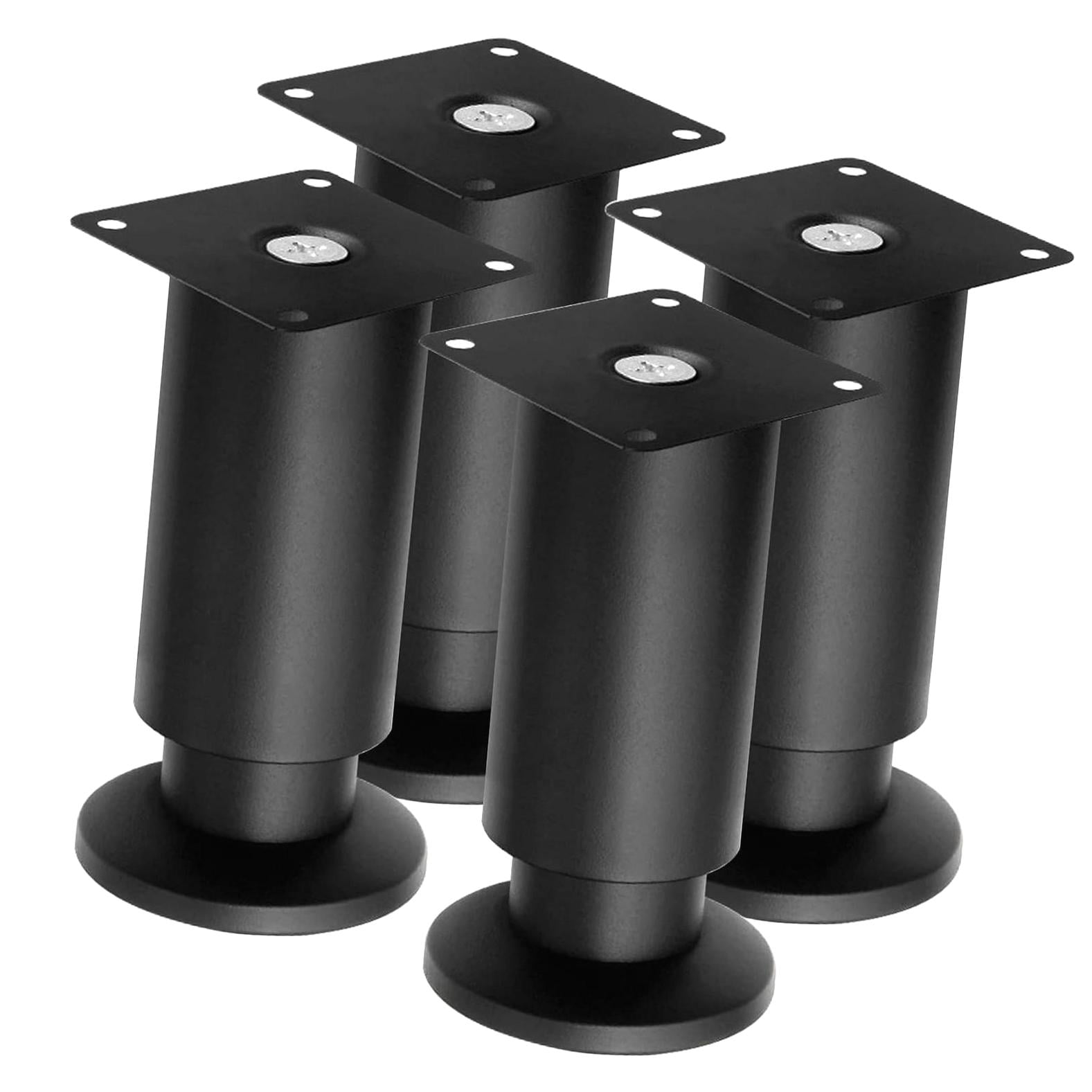 Coolnut 4 Inch / 10cm Steel Furniture Legs, 4-Pack Tapered Feet for DIY ...