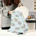 thumbnail image 1 of Coolnut 4 PCS Kitchen Dish & Tea Towels, Funny Sheeps Reusable Cloths for Cooking and Drying Dishes for Home Kitchen Cleaning, 28"x18", 1 of 5