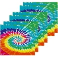 thumbnail image 1 of Coolnut 4 PCS Tie Dye Washcloths, 12 X 12 Inches Cotton Wash Cloths, Highly Absorbent and Soft Face Towels for Bathroom,Gym,Hotel and Spa, 1 of 6