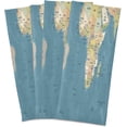 thumbnail image 1 of Coolnut 4 Pack World Map Kitchen Towels, Soft Highly Absorbent Dish Towels Reusable Tea Towels Set, 28"x 18", 1 of 6