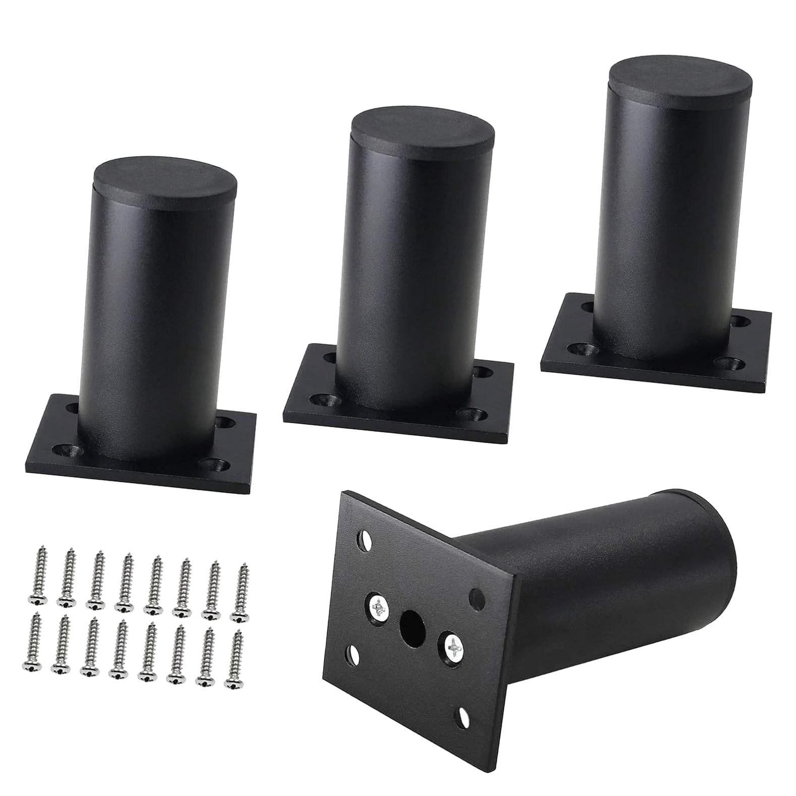 Piutouyar 4 Pcs 2 Inch Adjustable Cabinet Legs Aluminum Alloy Furniture Metal Foot Piutouyar 4 Pcs 2 Inch Adjustable Cabinet Legs Aluminum Alloy Furniture Metal Foot