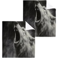 thumbnail image 1 of Coolnut 4PCS Grey Roaring Wolf Towels Cotton Washcloths Set,Quick Drying & Absorbent Soft Bathroom Hand Towel Lightweight & Portable Fingertip Towel Decor Gift, 1 of 7