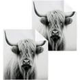 thumbnail image 1 of Coolnut 4PCS Highland Cow Towels Cotton Washcloths Set,Quick Drying & Absorbent Soft Bathroom Hand Towel Lightweight & Portable Fingertip Towel Decor Gift, 1 of 7