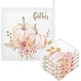 thumbnail image 1 of Coolnut 5 PCS Fall Pumpkins Floral Baby Muslin Washcloths, Hello Autumn Face Towel Burp Cloths Ultrasoft Absorbent Cotton Bath Wipes Towels for Newborn Boys Girls, 1 of 6