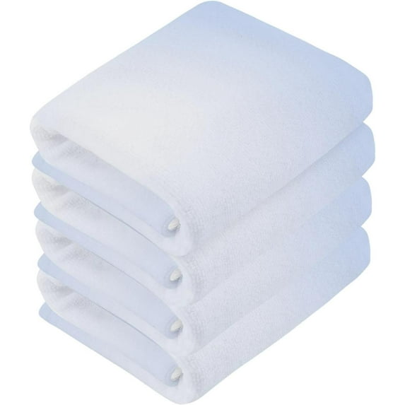 Coolnut 6 PCS Light Blue Washcloths, 12 X 12 Inches Cotton Wash Cloths, Highly Absorbent and Soft Face Towels for Bathroom,Gym,Hotel and Spa