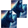 thumbnail image 1 of Coolnut 6PCS Wolf Towels Cotton Washcloths Set,Quick Drying & Absorbent Soft Bathroom Hand Towel Lightweight & Portable Fingertip Towel Decor Gift, 1 of 7