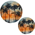 thumbnail image 1 of Coolnut Abstract Palm Trees Trivets Pot Holders Set of 2 Potholders for Kitchens Pure Cotton Thread Weave Trivets,Hot Pads for Kitchens,Coasters,Placemats,Spoon Rest for Cooking Home Decor, 1 of 7