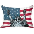 thumbnail image 1 of Coolnut American Flag Plush Pillowcase, Luxury Soft King Pillow Case for Hair and Skin, Set Standard Size Pillow Covers with Zipper Closure, 20x40in Home Decor Gifts, 1 of 7