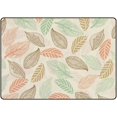 thumbnail image 1 of Coolnut Area Rug 60x39 inch, Vintage Leaf Pattern Nursery Rug Floor Mat Kids Playing Mat for Living Room Bedroom, 1 of 6