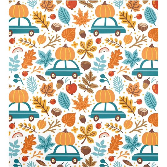 Coolnut Autumn Harvest Pumpkin Dishwasher Magnet Cover, Kitchen Refrigerator Cover Decal Decorative Washing Machine Door Panel, 23"x 26"