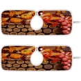 thumbnail image 1 of Coolnut Autumn Pumpkin Harvest Kitchen Sink Splash Guard 2 Packs Faucet Absorbent Mats Fall Corn Faucet Handle Drip Catcher Quickly Drying Mat for Kitchen Counter Bathroom, 14.9"x5.5", 1 of 7