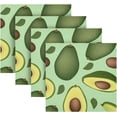 thumbnail image 1 of Coolnut Avocado Cloth Napkins Set of 1, Reusable Washable Polyester Dinner Table Napkins for Family, Weddings, Parties, Home Decor, 20 x 20 Inch Washcloth Gift, 1 of 7