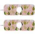 thumbnail image 1 of Coolnut Avocado Couple Love Sink Splash Guard for Faucet 2 Packs Faucet Absorbent Mats, Summer Fruit Cute Faucet Handle Drip Catcher Quickly Drying Mat for Kitchen Counter Bathroom, 14.9"x5.5", 1 of 7