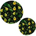 thumbnail image 1 of Coolnut Avocado Pattern Trivets Pot Holders Set of 2 Potholders for Kitchens Pure Cotton Thread Weave Trivets,Hot Pads for Kitchens,Coasters,Placemats,Spoon Rest for Cooking Home Decor, 1 of 7