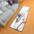 thumbnail image 1 of Coolnut Baseball Player Runner Rug - 24"x72" Ultra Soft Non-Slip Floor Mat Washable Area Rugs for Kitchen Bathroom Entry Home Decor Gifts, 1 of 7