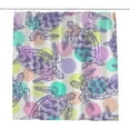 thumbnail image 1 of Coolnut Bath Shower Curtain Liners 72"x72", Colorful Sea Turtles Polyester Waterproof with 12 Curtain Hooks Bathroom Accessories Decoration, 1 of 6