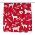 thumbnail image 1 of Coolnut Bath Shower Curtain Liners Bear and Deer 60x72in Polyester Waterproof with 12 Curtain Hooks Bathroom Accessories Decoration, 1 of 6