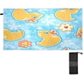thumbnail image 1 of Coolnut Beach Towels Cartoon Duck Camping Towels Flower Plant Sand Free Beach Towel, 30"x60" Large Beach Towels Quick Dry Bath Travel Towels Pool Yoga Beach Mat for Men Women, 1 of 6