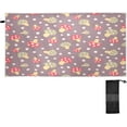thumbnail image 1 of Coolnut Beach Towels Mushroom Camping Towels Dots Sand Free Beach Towel, 30"x60" Large Beach Towels Quick Dry Bath Travel Towels Pool Yoga Beach Mat for Men Women, 1 of 6