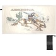 thumbnail image 1 of Coolnut Beach Towels Rodeo Cowboy Wild Horse Camping Towels Sand Free Beach Towel, 30"x60" Large Beach Towels Quick Dry Bath Travel Towels Pool Yoga Beach Mat for Men Women, 1 of 6
