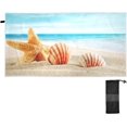 thumbnail image 1 of Coolnut Beach Towels Summer Star Starfish Camping Towels Shell Beach Sand Free Beach Towel, 30"x60" Large Beach Towels Quick Dry Bath Travel Towels Pool Yoga Beach Mat for Men Women, 1 of 6