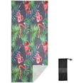 thumbnail image 1 of Coolnut Beautiful Beach Palm Leaves Microfiber Beach Towel, Super Absorbent Quick Dry Pool Towels with Pouch for Swimming,Picnic,Yoga Gym Sports 30"×60", 1 of 6