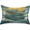 thumbnail image 1 of Coolnut Beautiful Dragon Pillowcase for Hair and Skin Silk Pillowcase King Size 20 ×40In, Soft and Breathable Slippery Satin Pillowcase Covers for Sleep Decor Giftsation 444, 1 of 7