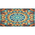 thumbnail image 1 of Coolnut Beautiful Mandala Bath Mat, Dry Quickly Non Slip Absorbent Bath Rug, Soft Living Room Bedroom Home Floor Mats, Bath Mats for Bathroom, Tub and Shower 20" x 39" Home Decor, 1 of 7