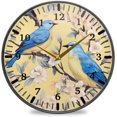 thumbnail image 1 of Coolnut Bird Flower Pink Wall Clock Silent Non-Ticking Round 10 Inch Quartz Battery Operated Wall Clock for Kitchen,Bedroom,School,Living Room Home Decor, 1 of 7