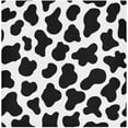 thumbnail image 1 of Coolnut Black White Cow Pattern Cloth Napkins Set of 4,Reusable Washable Polyester Dinner Table Napkins for Kitchen,Dining,Restaurant,Party Decoration, 1 of 7