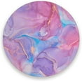 thumbnail image 1 of Coolnut Blue Pink Marble Texture Coasters for Drinks Set of 2, Absorbent Ceramic Drink Coaster with Cork Base for Wooden Coffee Table, Cool Housewarming Gift for Home Decor Gifts, 1 of 6