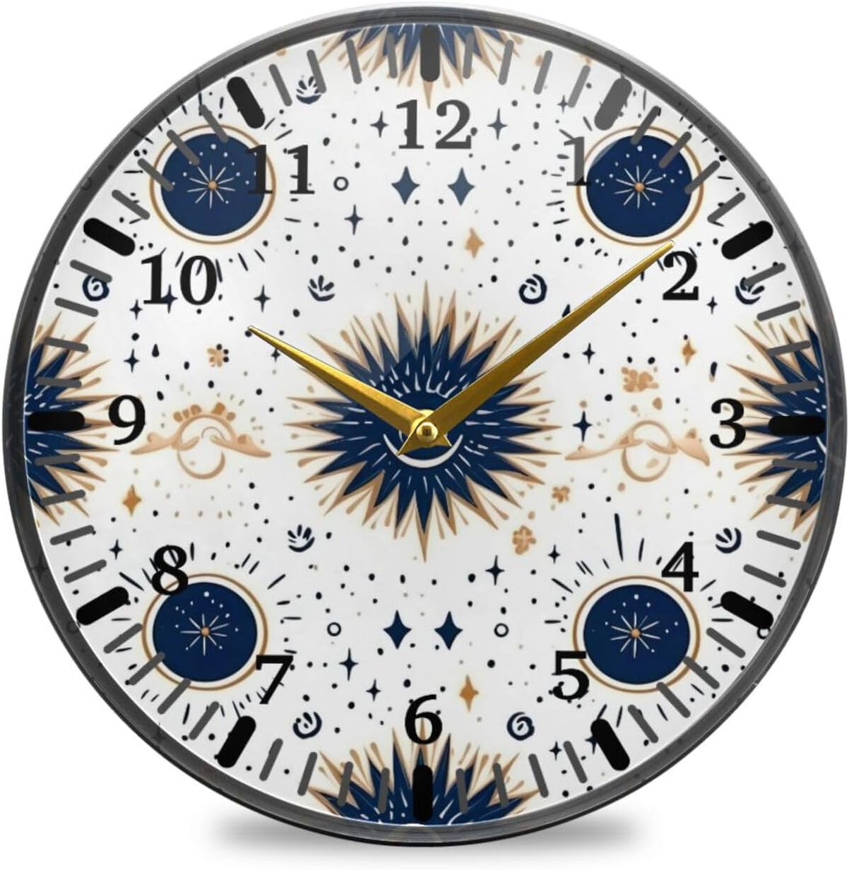 Bright Star Wall Clock Olive 16in