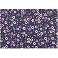 thumbnail image 1 of Coolnut Bohemian Flowers Purple Bathroom Rug Rectangular Bath Mat Non Slip Bath Rugs Absorbent Shaggy Bathmats for Sink Shower 16" x 24" Home Decor, 1 of 7