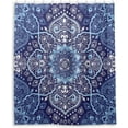 thumbnail image 1 of Coolnut Bohemian Style Shower Curtain for Bathroom Waterproof Fabric Shower Curtains Bathtub Curtain with 12 Hooks, 60 x 72 Inch for Bath Hotel Room Home Decor, 1 of 6