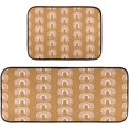 thumbnail image 1 of Coolnut Boho Rainbow Kitchen Floor Mats Set of 2, Non-Slip Washable, Absorbent, Soft and Comfortable Kitchen Rugs, 19.7 "x27.6+19.7 "x47.2 Home Decor, 1 of 7