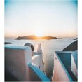 thumbnail image 1 of Coolnut Building Water Sunset Dishwasher Magnet Sticker, Refrigerator Magnetic Cover, Fridge Panels, Home Cabinet Decals Appliances Stickers, 23"x 26", 1 of 6