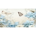 thumbnail image 1 of Coolnut Butterfly in Flowers Bath Mat, Dry Quickly Non Slip Absorbent Bath Rug, Soft Living Room Bedroom Home Floor Mats, Bath Mats for Bathroom, Tub and Shower 20" x 39" Home Decor, 1 of 7