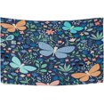 thumbnail image 1 of Coolnut Butterfly Tapestry Aesthetic Tapestry Wall Hanging 90" x 60" Inches Home Decor Gifts, 1 of 6