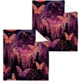 thumbnail image 1 of Coolnut Butterfly Tree Washcloths Set of 6-12 x 12 inch Pure Cotton Wash Cloth Highly Absorbent and Soft Fingertip Towels Face Cloths for Bath, Spa Wash cloth, 1 of 7