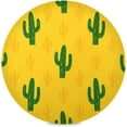 thumbnail image 1 of Coolnut Cactus Dinner Mat, 15.4'' Round Placemat, Table, Non-Slip and Durable, Easy to Clean Home Decor, 1 of 7
