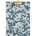 thumbnail image 1 of Coolnut Camouflage Clipboard, Acrylic Standard A4 Letter Size Clip Board with Low Profile Clip for Office, Classroom, Doctor, Nurse and Teacher, 12.5"x9", 1 of 7