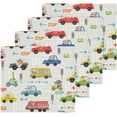 thumbnail image 1 of Coolnut Cartoon Cars Washcloths Towels, Highly Absorbent and Soft Cotton Face Cloths, 2 Pack Quick Dry Wash Cloths - 12 X 12 Inches Washcloth Gift, 1 of 7