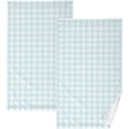 thumbnail image 1 of Coolnut Checks Face Hand Towel Set, Cotton Washcloths, Quick-Dry Highly Absorbent Bath Towels 2 Pcs for Bathroom Ktichen Travel SPA Gym, 16"x28", 1 of 6