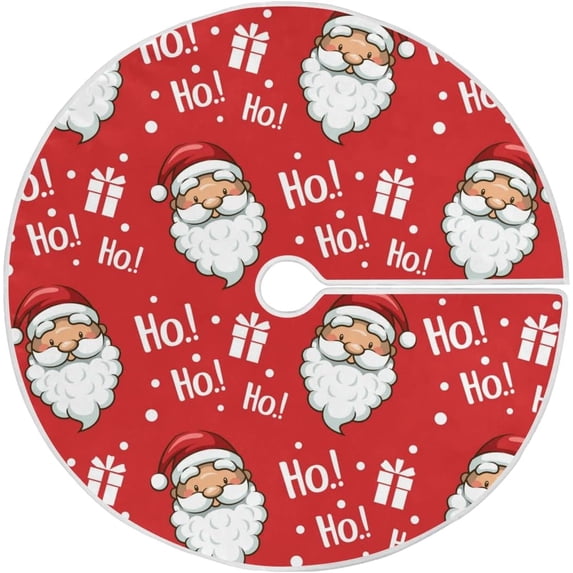 Coolnut Christmas Christmas Tree Skirt Home Decoration Large Round Christmas Tree Skirt for Holiday Party Home Christmas Day Ornaments,35.4"