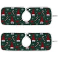 thumbnail image 1 of Coolnut Christmas Gnomes Candy Sink Splash Guard for Faucet 2 Packs Faucet Absorbent Mats, Snowflakes Green Faucet Handle Drip Catcher Quickly Drying Mat for Kitchen Counter Bathroom, 30"x5.5", 1 of 7