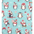 thumbnail image 1 of Coolnut Christmas Penguin Dishwasher Magnet Cover, Kitchen Refrigerator Cover Decal Decorative Washing Machine Door Panel, 23"x 26", 1 of 6
