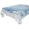 thumbnail image 1 of Coolnut Christmas Snowman Tablecloth, Waterproof Washable Polyester Square Table Cover, Durable Tablecloth for Kitchen Dining Table Party Decor, 54"X 72", 1 of 7