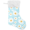 thumbnail image 1 of Coolnut Christmas Stocking Personalized Daisy Large Candy Stocking Hanging Gift Xmas Stockings Decoration 1 PC for Family Holiday Party Ornaments Decor Fireplace, 1 of 7