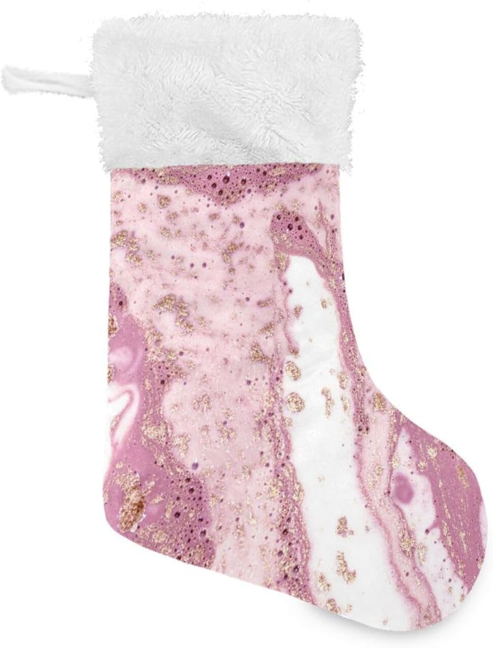 Coolnut Christmas Stockings 17 inch 2 Pack Beautiful Gently Pink Color